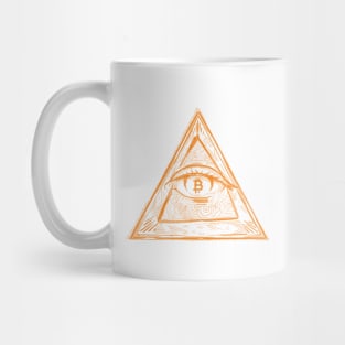 Illuminati of Bitcoin's Eye Mug